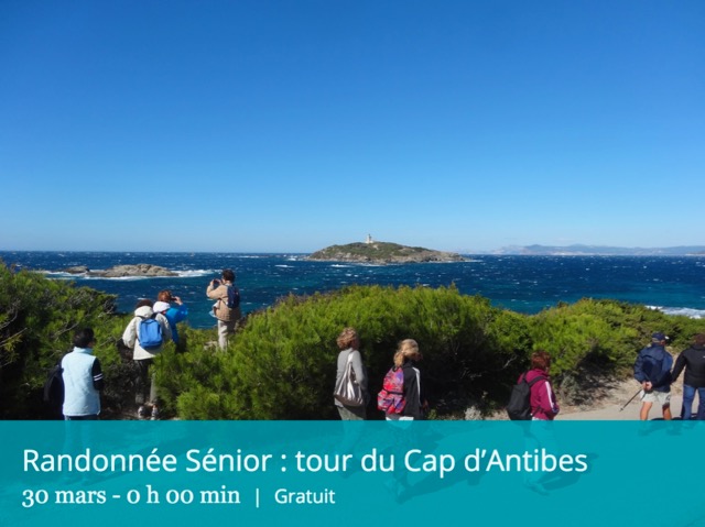Randonnée Sénior / Tour du Cap d'Antibes