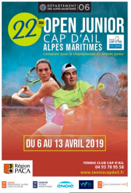Tournoi de Tennis Cap d'Ail 22 ème édition