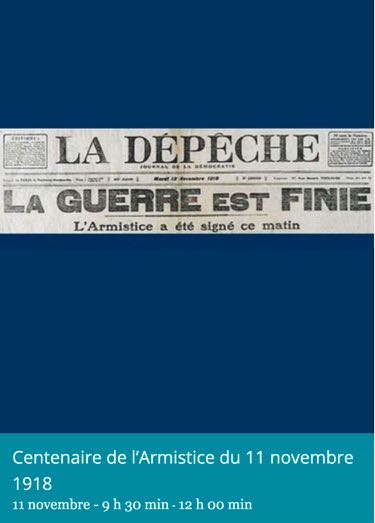 Centenaire de  l'Armistice de 1918