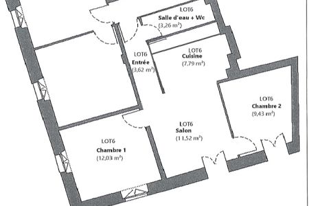 Modern apartment - 3 rooms - 48 m² - BEAUSOLEIL