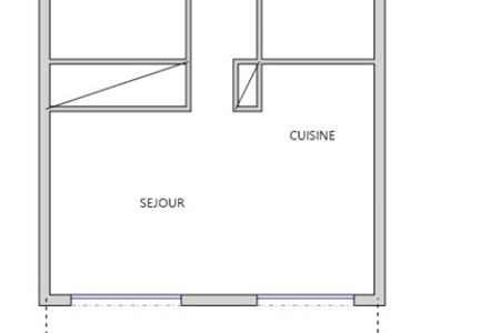 Flat - 2 rooms - 44 m² - CAP D AIL