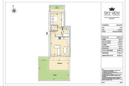 Flat - 2 rooms - 54 m² - CAP D'AIL