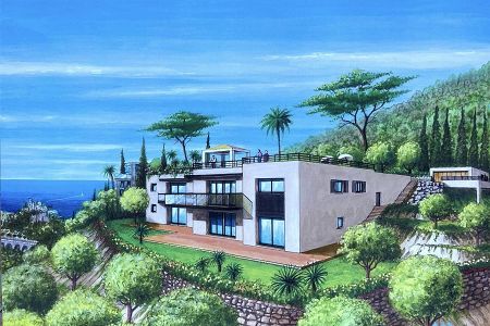 Villa - 6 pi&egrave;ces - 210 m² - Eze