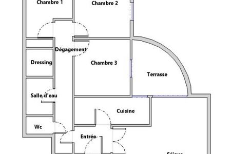 Flat - 4 rooms - 79 m² - ST LAURENT DU VAR