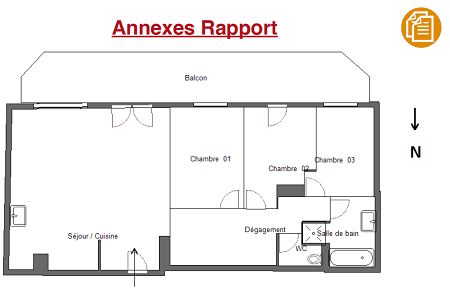 Appartement - 4 pi&egrave;ces - 78 m² - CAP D'AIL